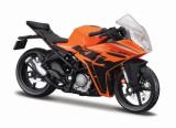 MAISTO MOTOCICLETA METALICA CU STAND EDITIE SPECIALA KTM RC 390 SCARA 1 LA 18