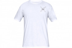 Tricou Under Armour Wait For Nobody SS 1329601-100 alb foto