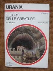 Ian Watson - Il libro delle creature (SF, in limba italiana)