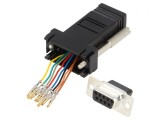Adaptor D-Sub 9pin Mamă la RJ45 Soclu
