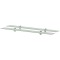 Rafturi suspendate, 2 buc., 90 x 20 cm, sticla, 8 mm