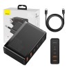 &Icirc;ncărcător de călătorie Baseus GaN2 Pro Quick 2x USB + 2x USB-C, 100W, EU (negru)