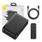 &Icirc;ncărcător de călătorie Baseus GaN2 Pro Quick 2x USB + 2x USB-C, 100W, EU (negru)