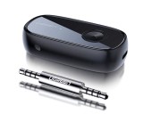 ADAPTOR Bluetooth Jack 3.5 Ugreen, &quot;CM279&quot; acumulator inclus, microfon inclus, convertor audio wireless cu APTX, versiune bluetooth 5.0, negru &quot;70304&quot;