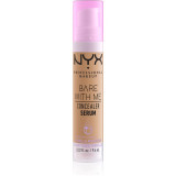NYX Professional Makeup Bare With Me Concealer Serum hidratant anticearcan 2 in 1 culoare 07 Medium 9,6 ml