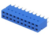 Conector PCB-PCB soclu mamă Dubox 2,54mm 20 PIN THT 2A FCI