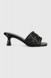 Karl Lagerfeld papuci PANACHE II femei, culoarea negru, cu toc cui, KL30113