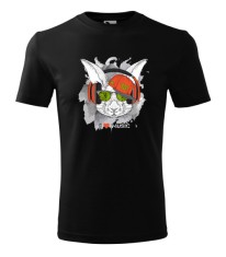 Tricou Personalizat I Love Music cu Iepure Cool si Casti - Design Modern si Jucaus