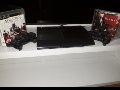 Consola Sony Playstation 3 Super Slim, 12GB, Negru foto