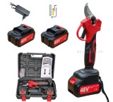 Cumpara ieftin Foarfeca gradina electrica cu 2 acumulatori 48V x 8AH, pentru gradina, diametru taiere 27mm, Valiza, profesional Motoyama Japan CMP1728