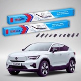 Cumpara ieftin Ștergătoare Volvo C40 Recharge 2021-prezent | Set Față Flat &ndash; TeamCar&reg;