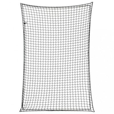 Plasă de remorcă cu funie elastică, negru, 2,2x1,5 m, PP foto