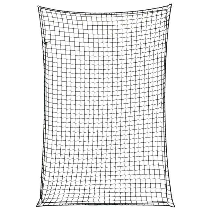 Plasă de remorcă cu funie elastică, negru, 2,2x1,5 m, PP