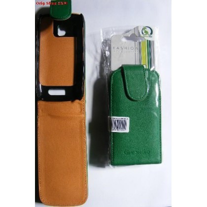 Husa Flip Piele Eco GreenGo Nokia Lumia 610 Verde