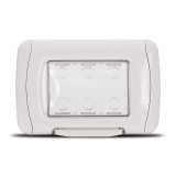 Ramă ornament 3M alb System - GEWISS | GW22451
