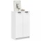 vidaXL Dulap pentru &icirc;ncălțăminte alb 59x35x100,5 cm lemn prelucrat 811439