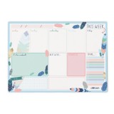 Planner saptamanal, nedatat, 60 file hartie premium 100gsm, dimensiune 29.5 cm X 21 cm, Feathers 9219-CD