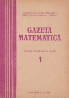 Gazeta Matematica, Nr. 1/1975 foto