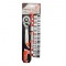 Set chei tubulare cu antrenor Yato YT-38821, prindere 1/2&ldquo;, dimensiune 10-24 mm, Cr-V