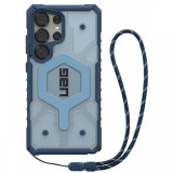 UAG Husa Pathfinder Clear Magnetic Samsung Galaxy S25 Ultra Blues Lanyard