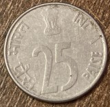 C50 - Moneda foarte veche - India - 25 paise - 1999