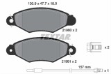 Set placute frana TEXTAR 2198003