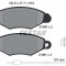 Set placute frana TEXTAR 2198003