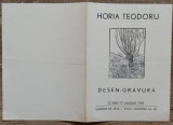 Expozitia de desen si gravura Horia Teodoru 1957