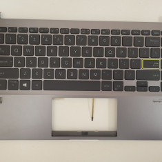 Carcasa superioara cu tastatura palmrest Laptop, Asus, VivoBook S14 S435, S435E, S435EA, X435EA, 90NB0SU1-R30UI0, iluminata, layout US
