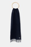 Paul Smith eșarfă de l&acirc;nă culoarea bleumarin, uni, M1A-150K-PZEBRA