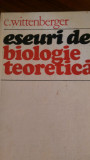C5 Eseuri de biologie teoretica - C.Wittenberger 1981