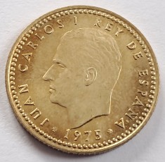 Spania, 1 Pesetas 1975, Juan Carlos I