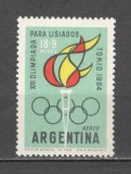 Argentina.1964 Posta aeriana-Olimpiada de vara TOKYO ptr. persoane cu dizabilitati GA.8