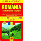Romania. Harta turistica si rutiera - HUBER - NICULESCU