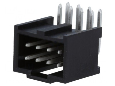 Soclu dreptunghiular tată 8 pini 2,54mm THT C-Grid III foto