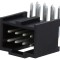 Soclu dreptunghiular tată 8 pini 2,54mm THT C-Grid III