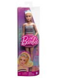Barbie Doll Fashionistas 213 Black And White Shirt And Pink Skirt (hrh11)