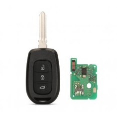 Cheie completa compatibila Renault, 3 butoane, 434 MHz, PCF7961M Hitag AES, lamela HU179