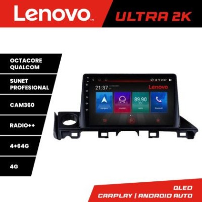 Navigatie Mazda 6 2018- Lenovo Kit-MAZDA6-18 8 core QLED Qualcomm 4+64 360 Android Waze USB Navigatie Internet Youtube Radio CarStore Technology foto