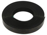Bandă arici acril neagră 25mm x 5m
