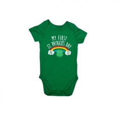 The childrens place body pentru copii culoare verde 6-9 luni foto
