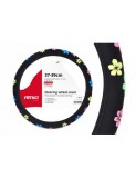 Husa Volan negru din textil cu flori 37-39cm, Amio