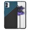 Husa pentru Nothing Phone (1), Techsuit, Carbonite FiberShell, Neagra Bleu