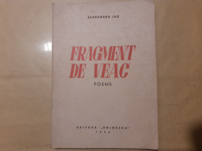 FRAGMENT DE VEAC-ALEXANDRU JAR-1946 a1. foto