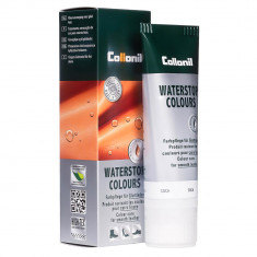 Crema de pantofi cu ulei de migdale Collonil Waterstop Colours, 75 ml, coca