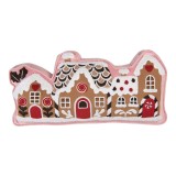 Cumpara ieftin Perna Craciun Turta Dulce poliester multicolor 50x25x4 cm