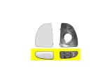Geam oglinda Citroen Jumper 1999-2006, Fiat Ducato, 1999-2006, Peugeot Boxer 1999-2006, Dreapta, Crom, Cu incalzire, Inferioara , panoramica, BestAut