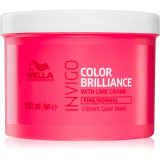 Wella Professionals Invigo Color Brilliance masca hidratanta pentru par fin si normal 500 ml