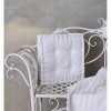 Perna Sezut Bumbac Alb 40x40 cm, Inaltime 8 cm - Decorativa Casa, Confortabila