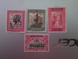 RUANDA-URUNDI SERIE CU DUBLU TIPAR MNH/MH=300
